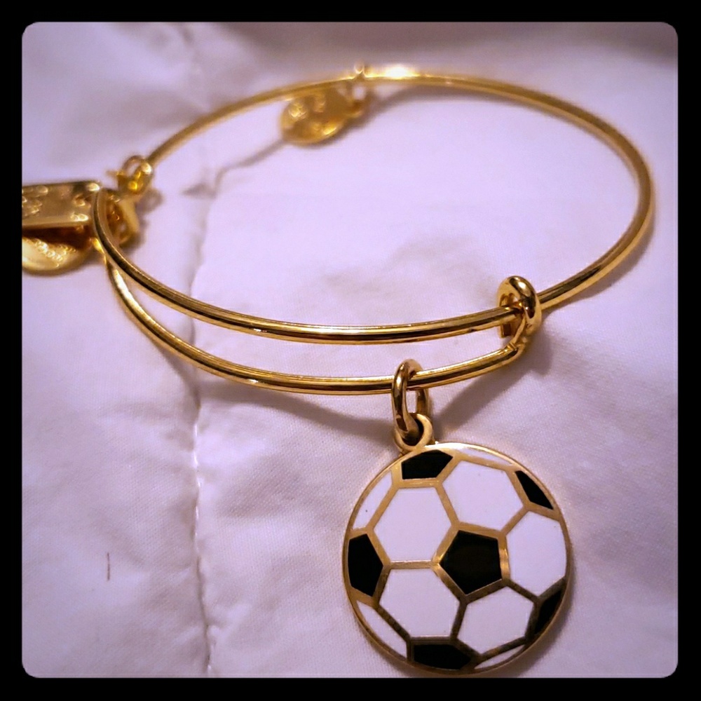 ALEX AND ANI soccerball bracelet